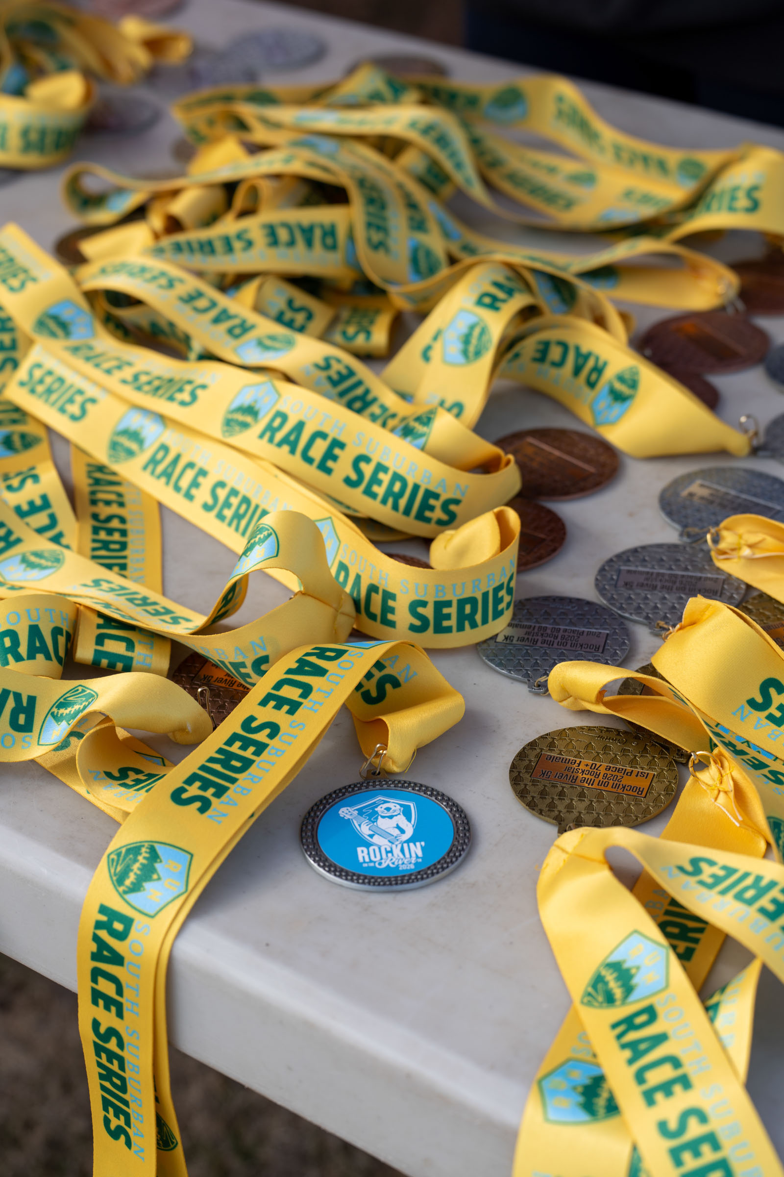South Denver running event, race-day moment