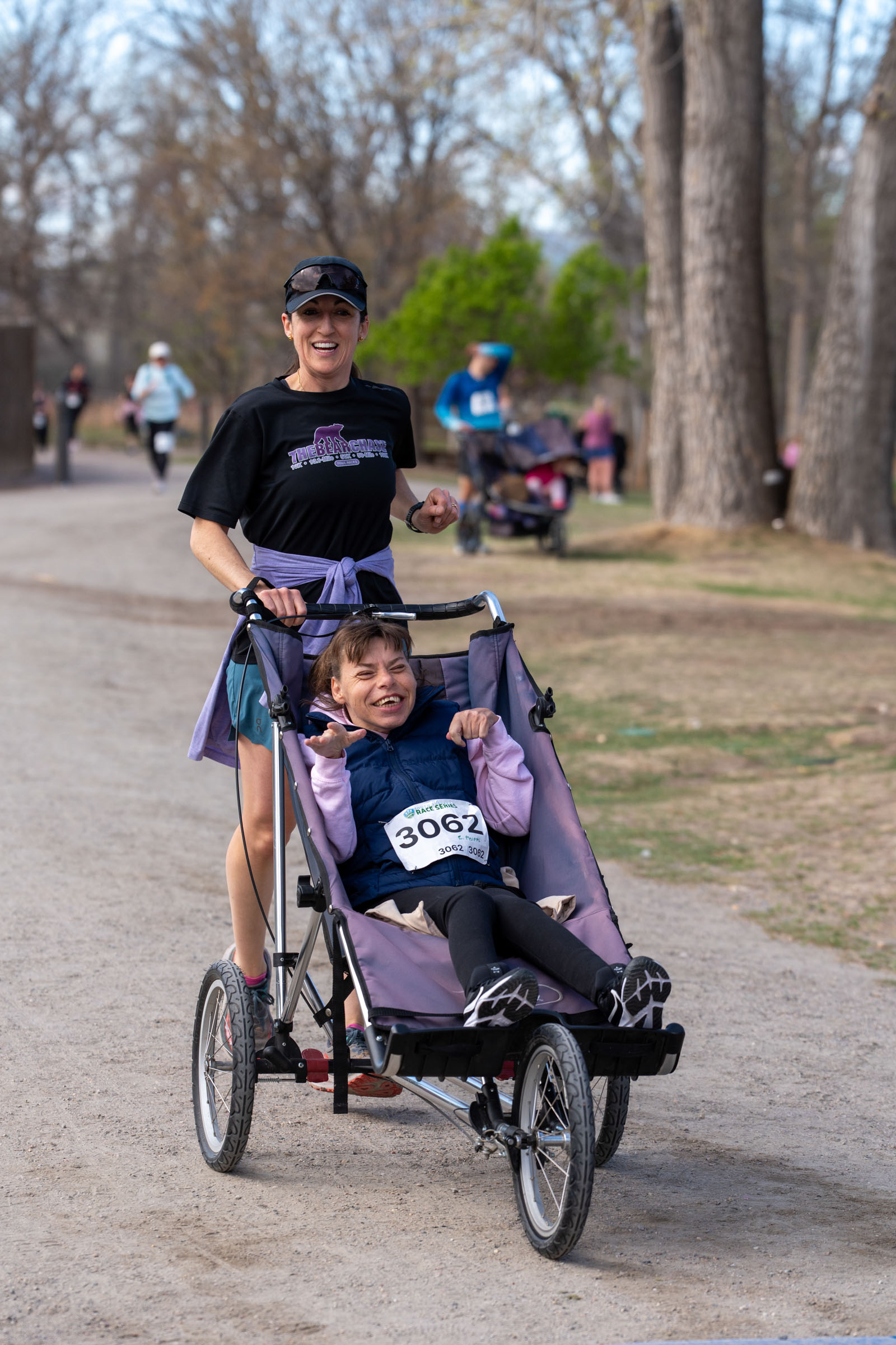 South Denver running event, race-day moment