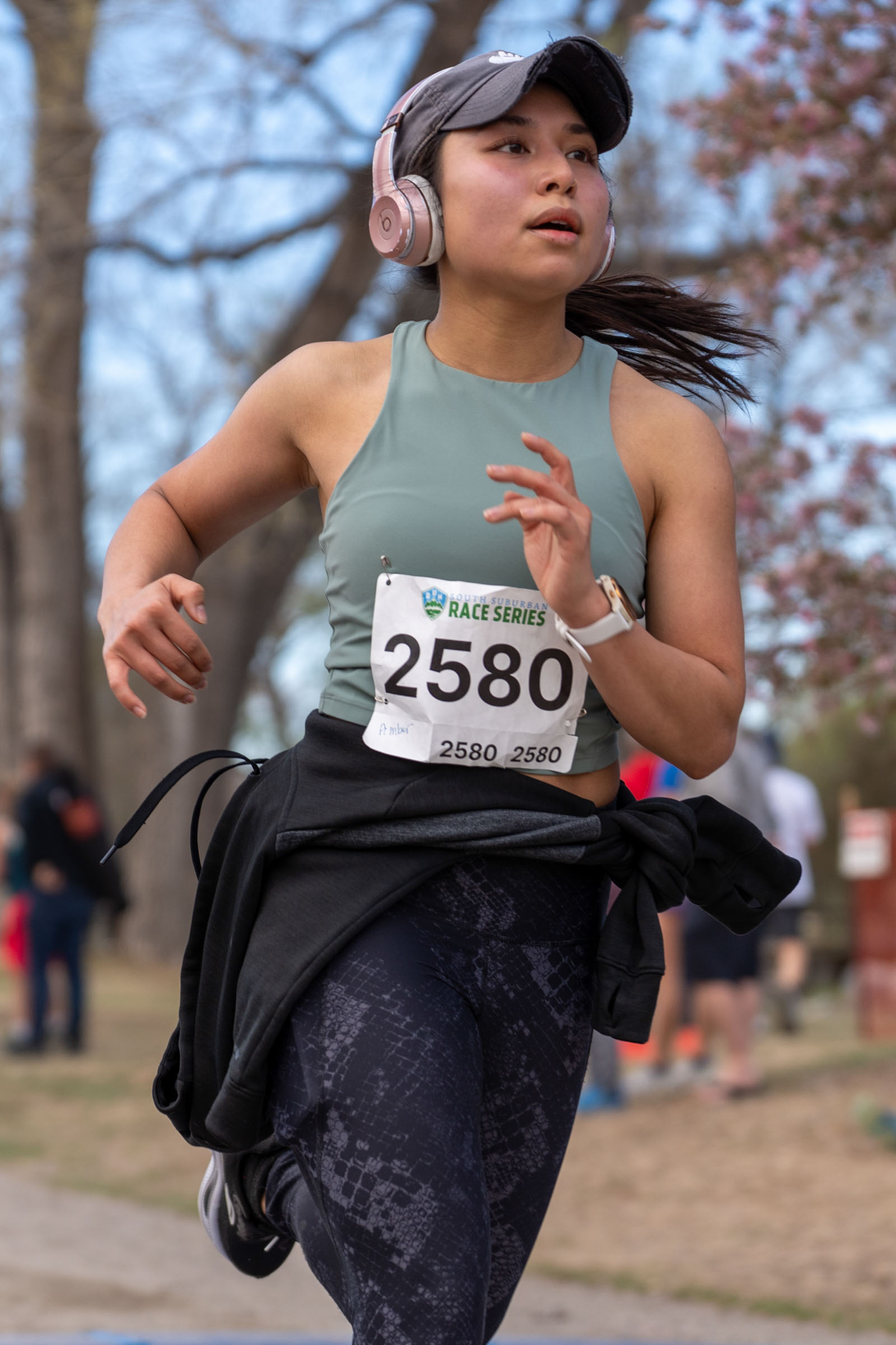 South Denver running event, race-day moment