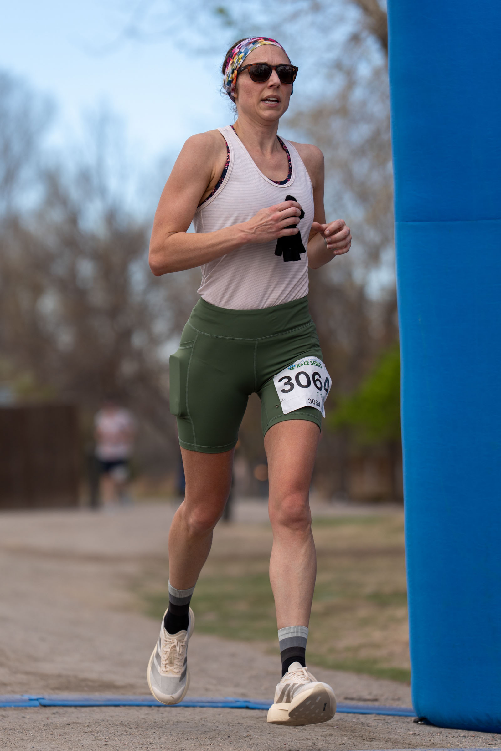 South Denver running event, race-day moment