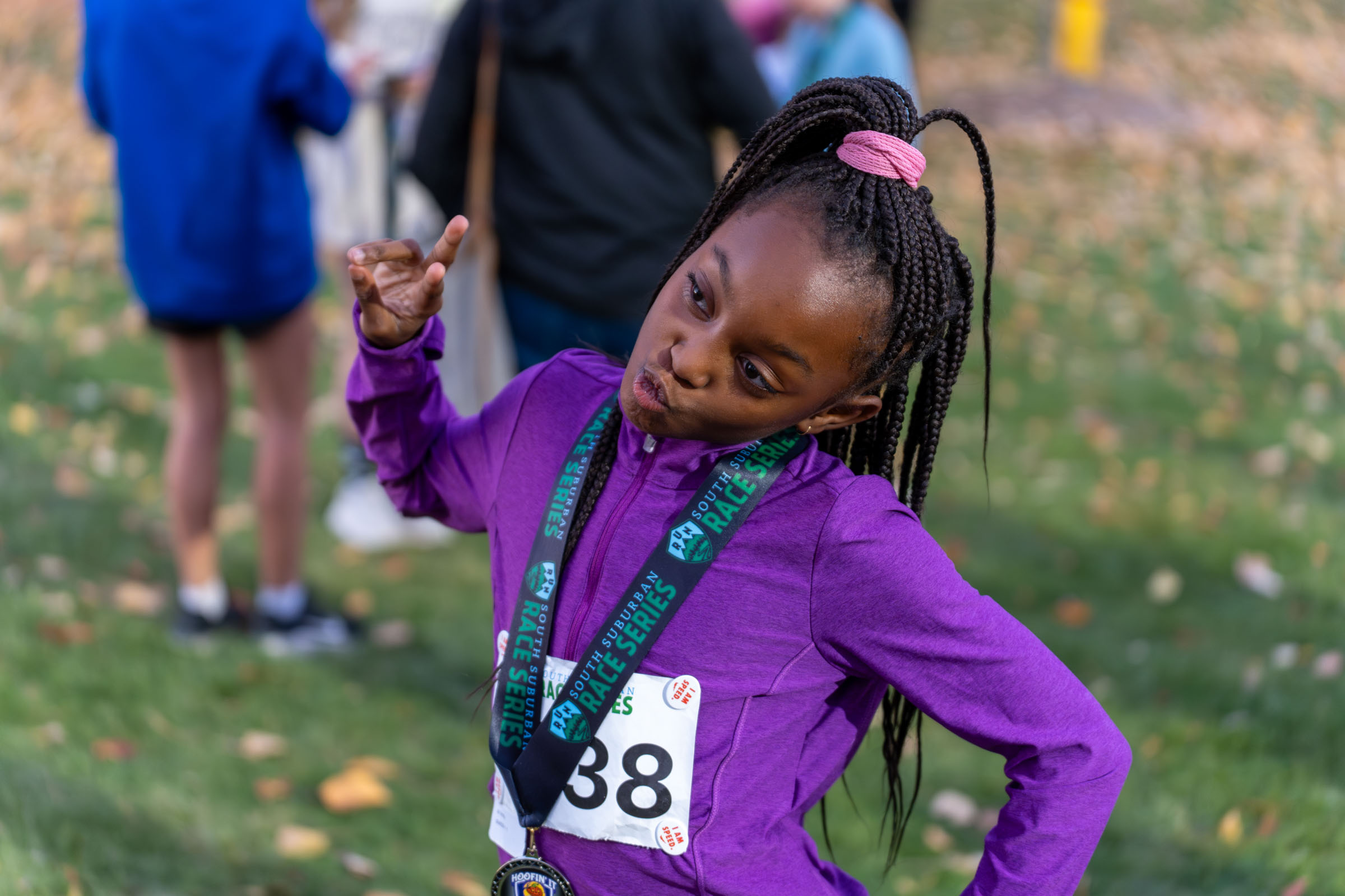 South Denver running event, race-day moment