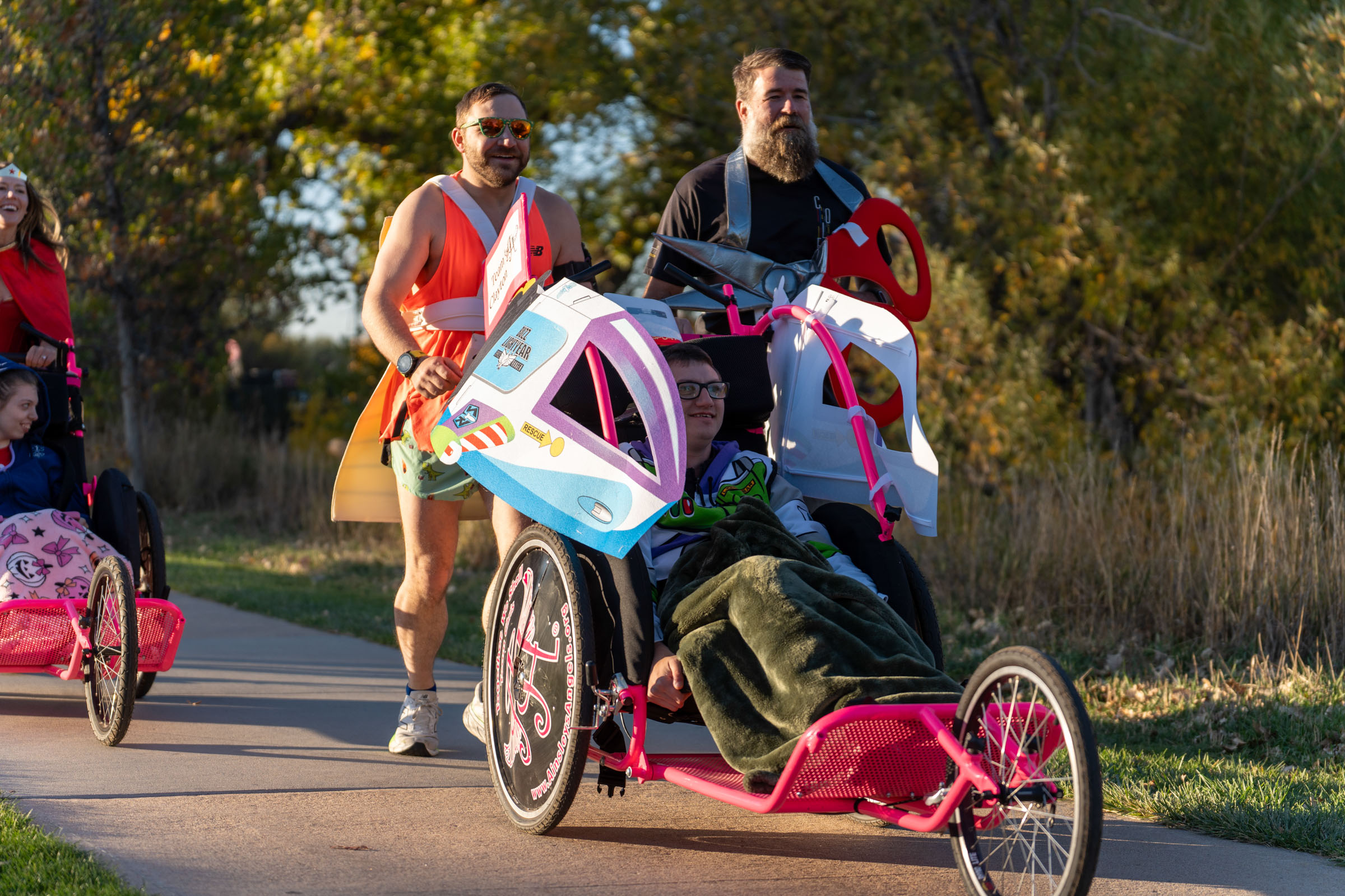South Denver running event, race-day moment