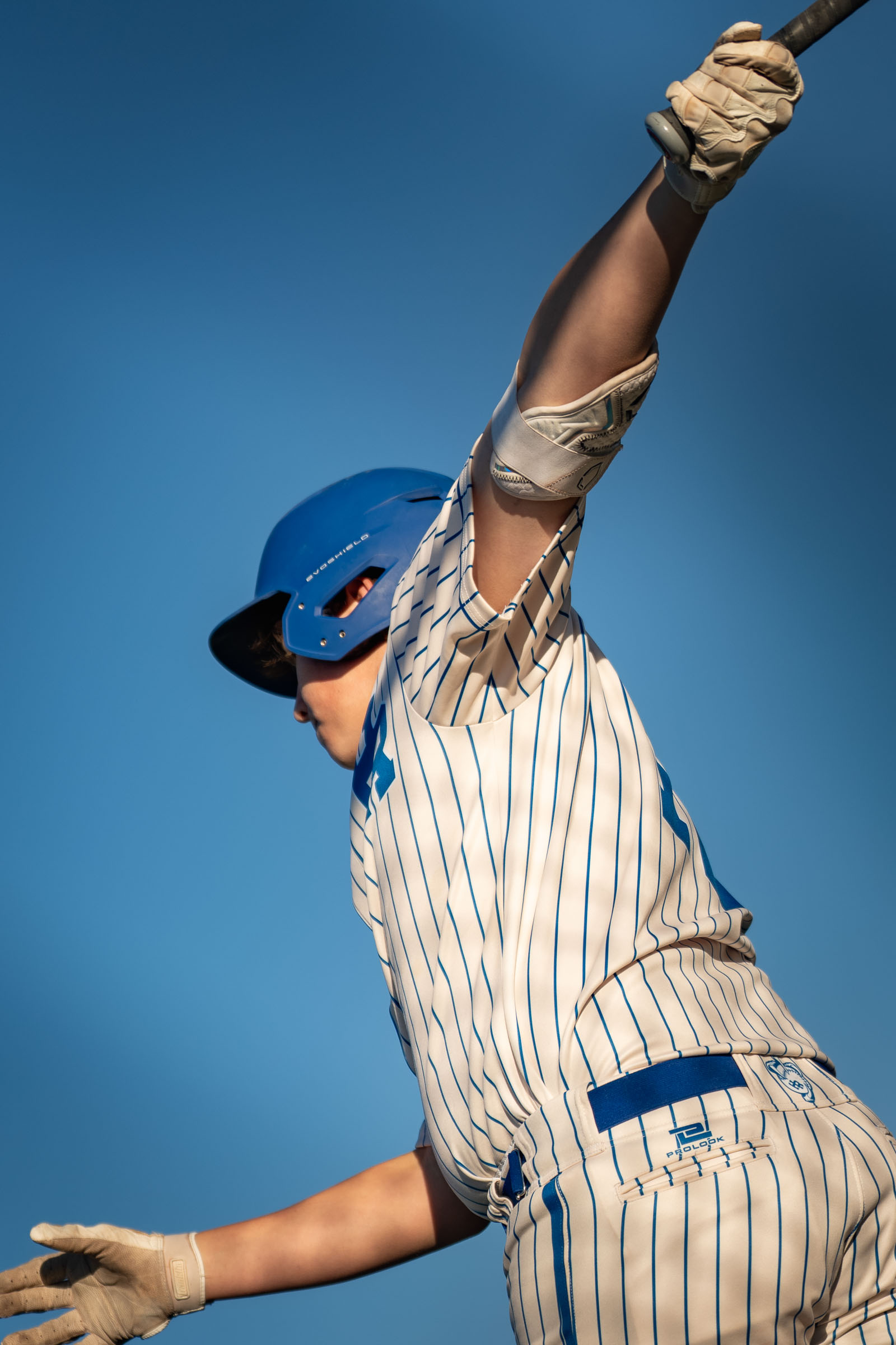 Highlands Ranch baseball game action, Denver metro