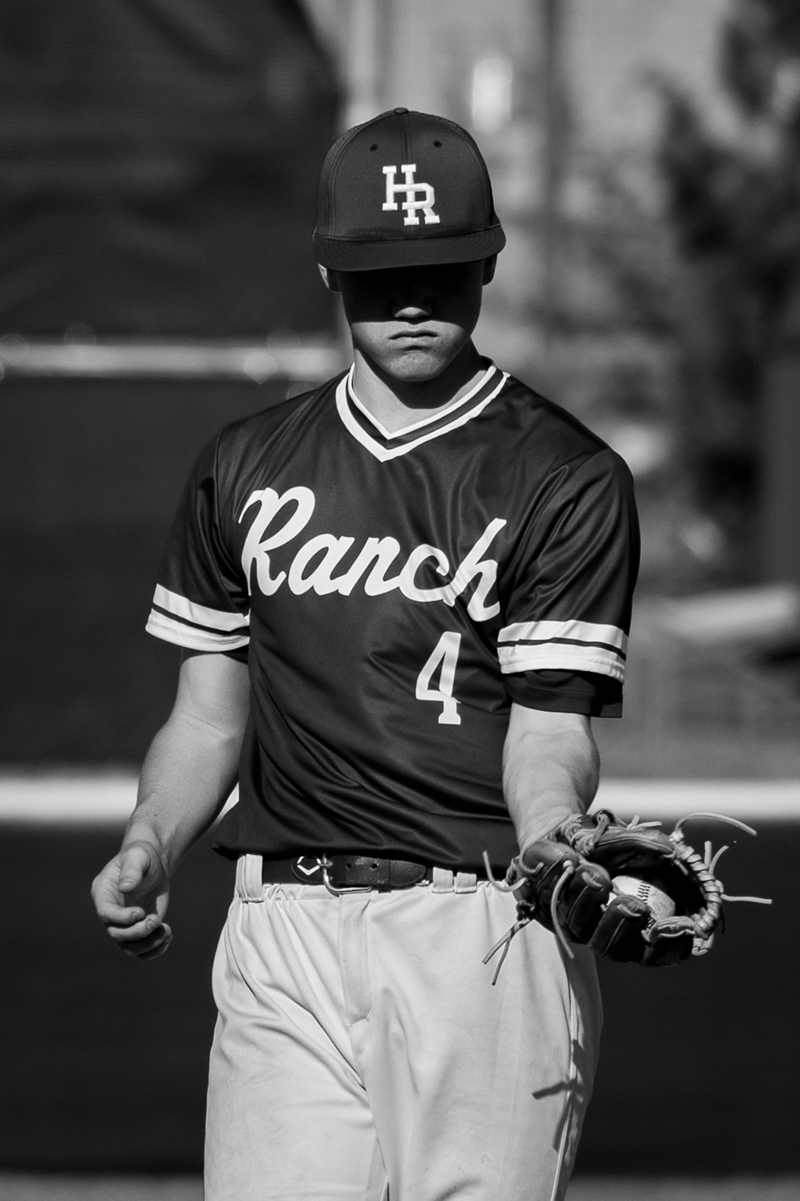 Highlands Ranch baseball game action, Denver metro