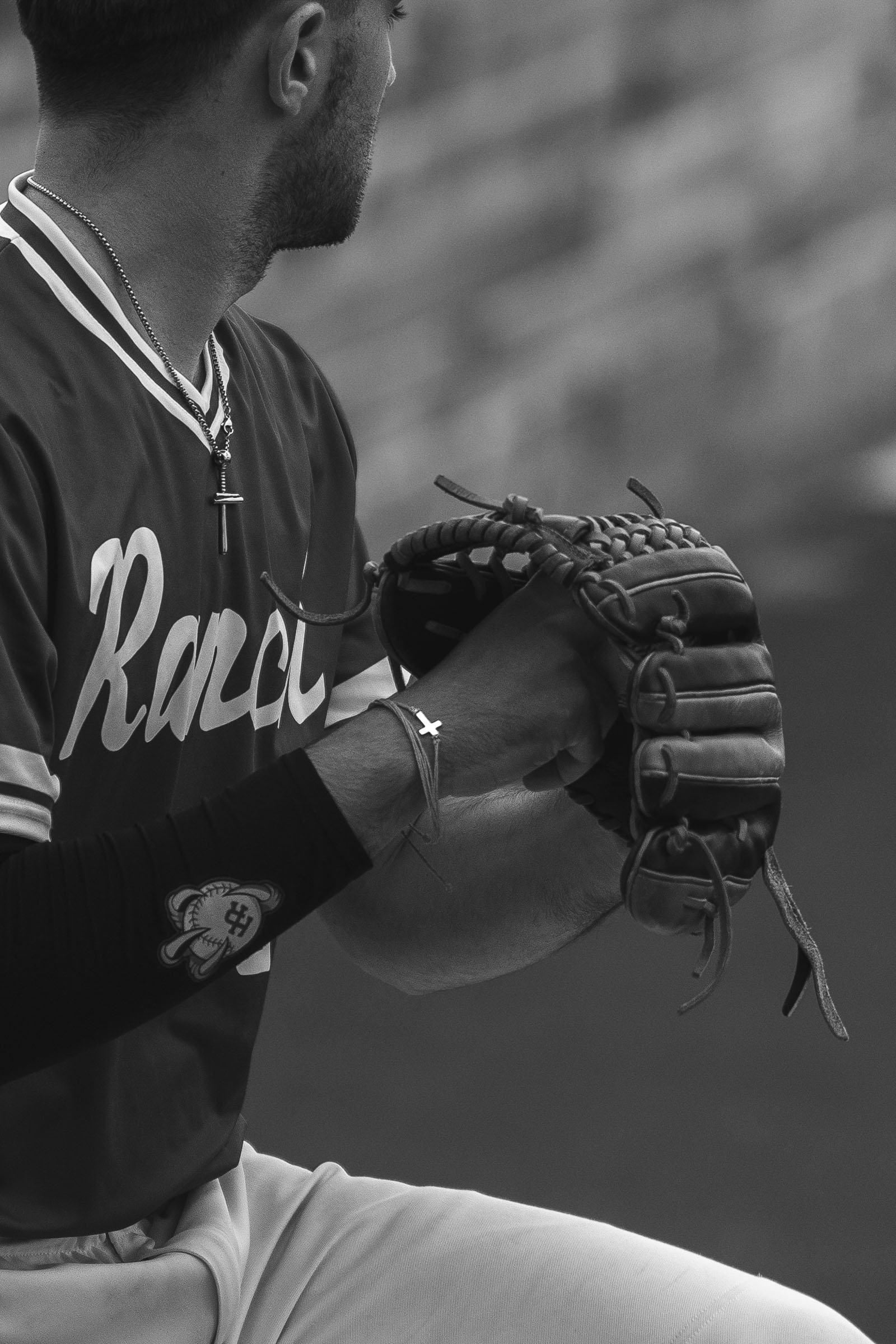 Highlands Ranch varsity baseball, black and white, Denver metro