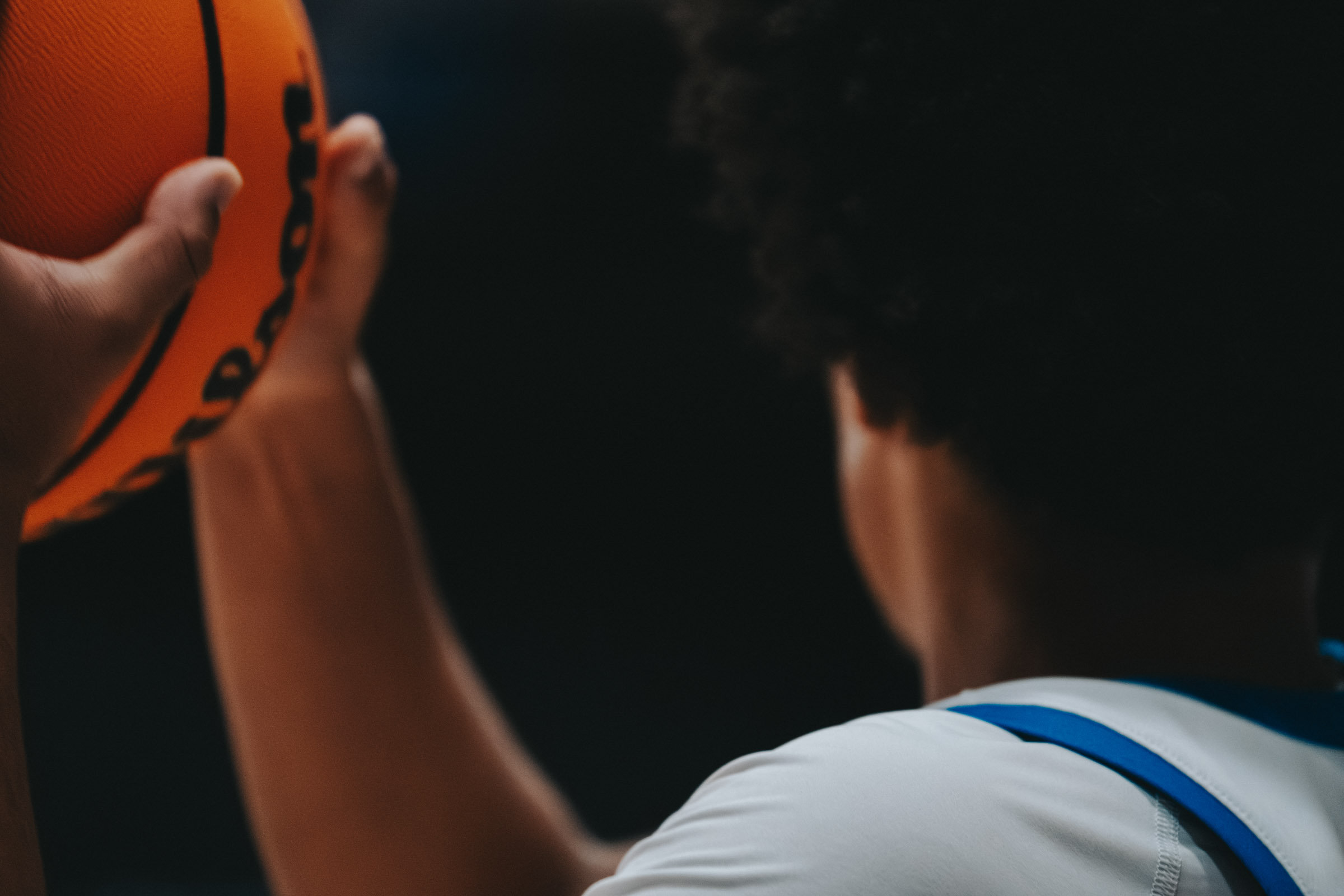 Pre-shot focus, Highlands Ranch varsity basketball, Denver metro