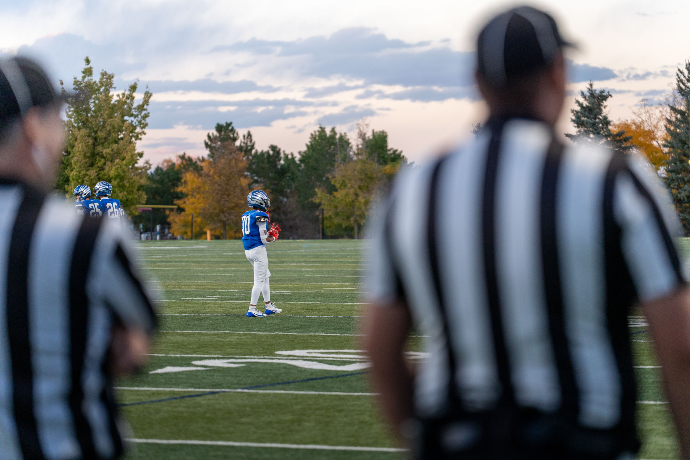 Highlands Ranch homecoming football, Friday night, Denver metro
