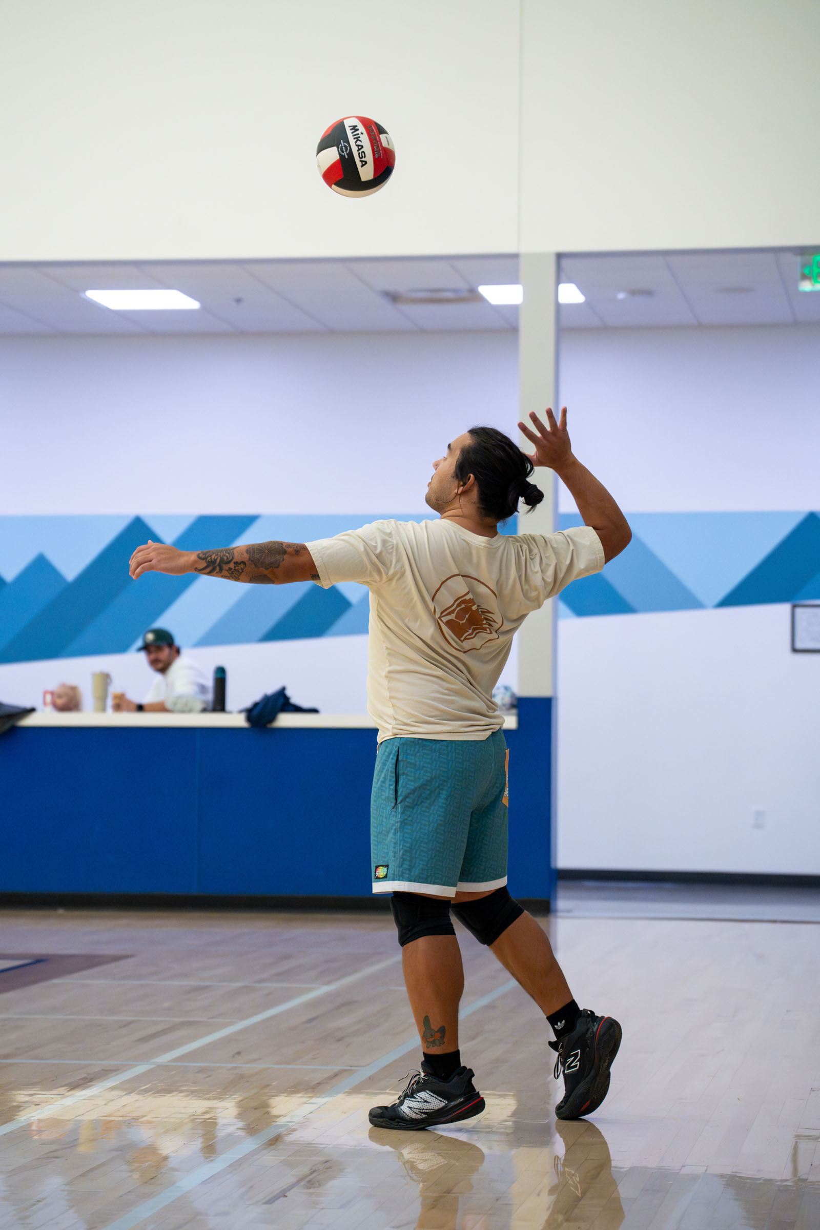 Club volleyball match, Denver metro